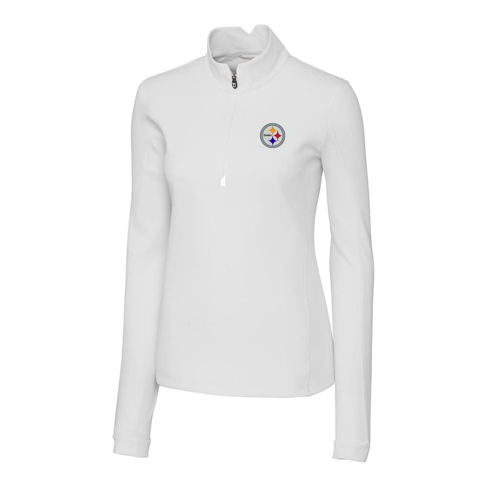 Pittsburgh Steelers  Cutter & Buck Women's Traverse Stretch Quarter-Zip Pullover Top