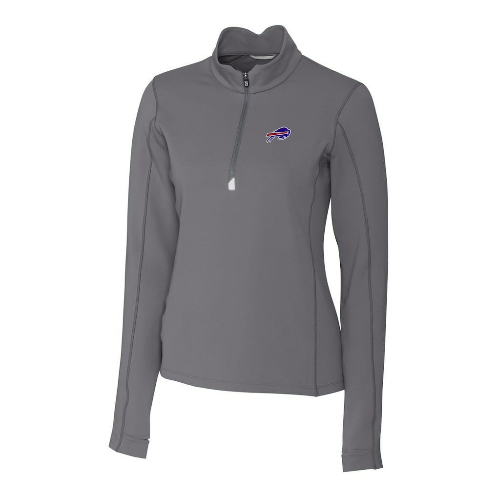Buffalo Bills  Cutter & Buck Women's Traverse Stretch Quarter-Zip Pullover Top