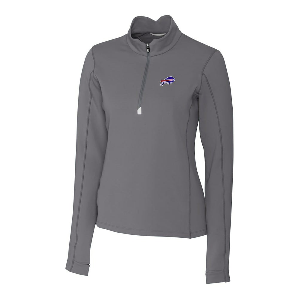 Buffalo Bills  Cutter & Buck Women's Traverse Stretch Quarter-Zip Pullover Top