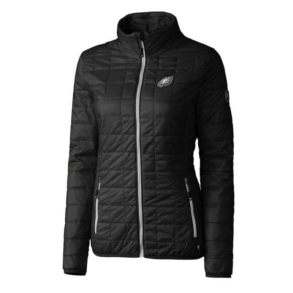 Philadelphia Eagles  Cutter & Buck Women's Rainier PrimaLoft Eco Insulated Full-Zip Puffer Jacket
