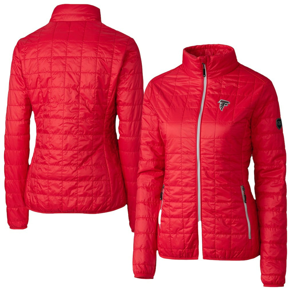 Atlanta Falcons  Cutter & Buck Women's Rainier PrimaLoft Eco Insulated Full-Zip Puffer Jacket