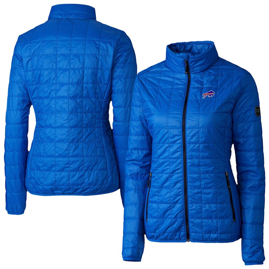 Buffalo Bills  Cutter & Buck Women's Rainier PrimaLoft Eco Insulated Full-Zip Puffer Jacket