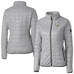 Green Bay Packers  Cutter & Buck Women's Rainier PrimaLoft Eco Insulated Full-Zip Puffer Jacket