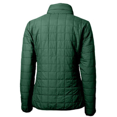 Green Bay Packers  Cutter & Buck Women's Rainier PrimaLoft Eco Insulated Full-Zip Puffer Jacket