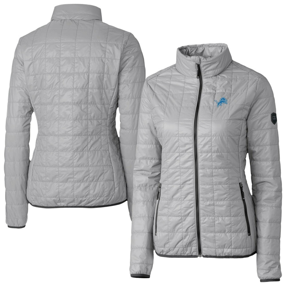 Detroit Lions  Cutter & Buck Women's Rainier PrimaLoft Eco Insulated Full-Zip Puffer Jacket