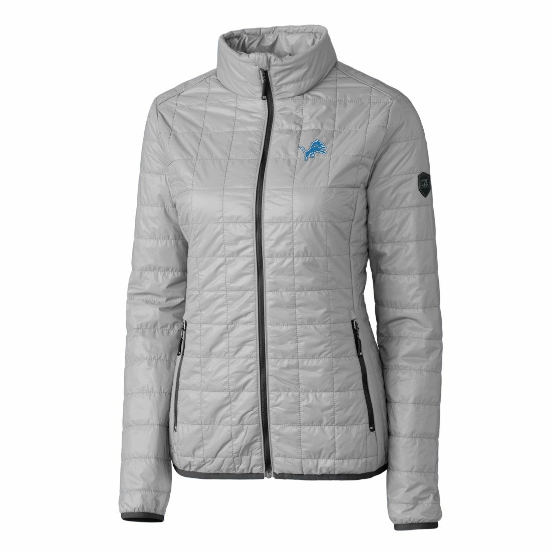 Detroit Lions  Cutter & Buck Women's Rainier PrimaLoft Eco Insulated Full-Zip Puffer Jacket