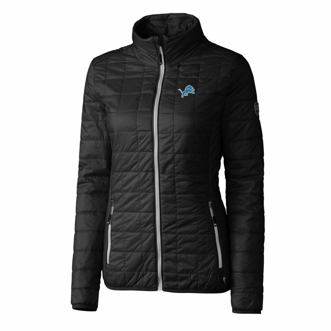 Detroit Lions  Cutter & Buck Women's Rainier PrimaLoft Eco Insulated Full-Zip Puffer Jacket
