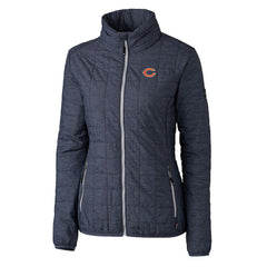 Chicago Bears  Cutter & Buck Women's Rainier PrimaLoft Eco Insulated Full-Zip Puffer Jacket