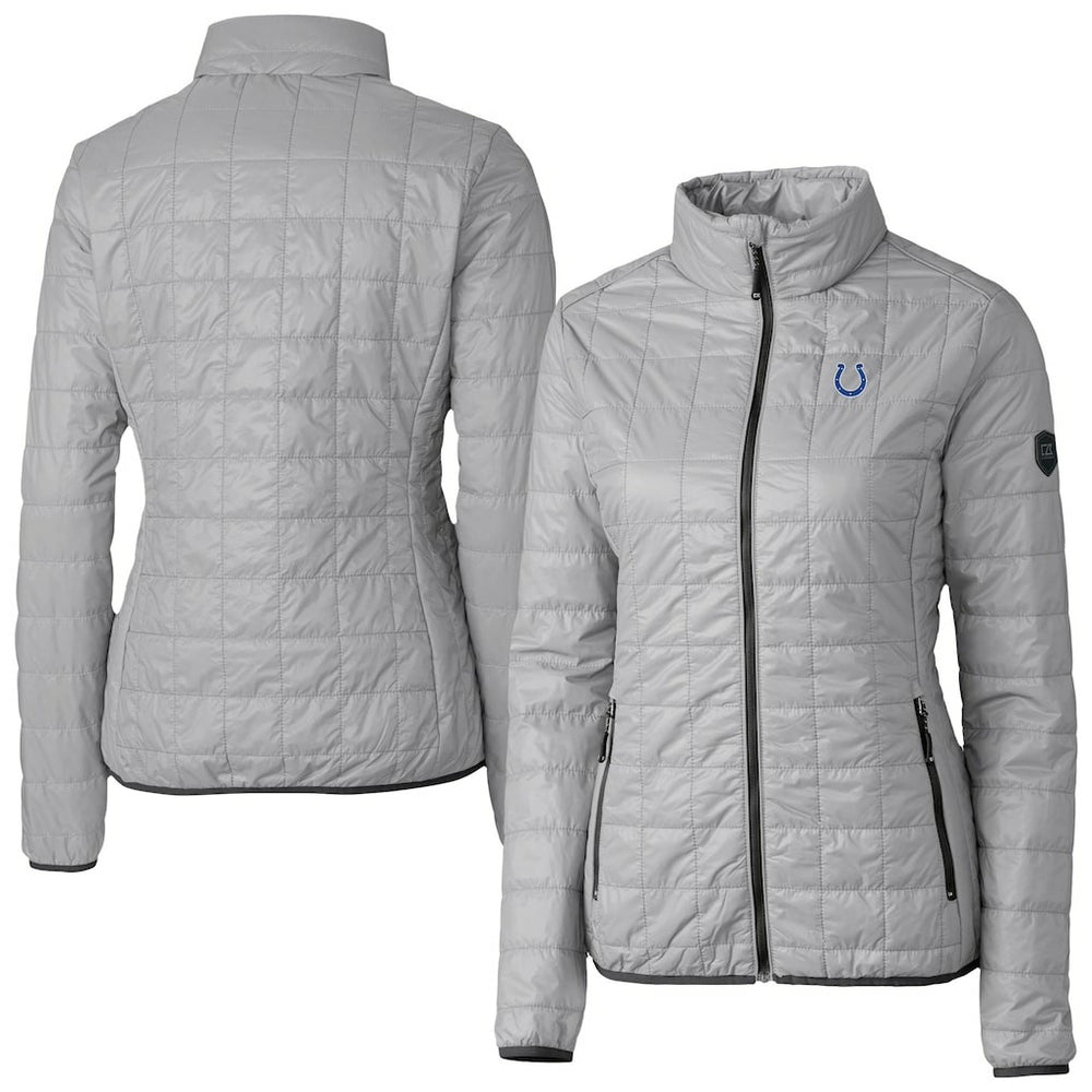 Indianapolis Colts  Cutter & Buck Women's Rainier PrimaLoft Eco Insulated Full-Zip Puffer Jacket