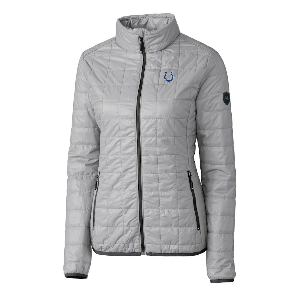 Indianapolis Colts  Cutter & Buck Women's Rainier PrimaLoft Eco Insulated Full-Zip Puffer Jacket