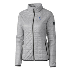 Indianapolis Colts  Cutter & Buck Women's Rainier PrimaLoft Eco Insulated Full-Zip Puffer Jacket