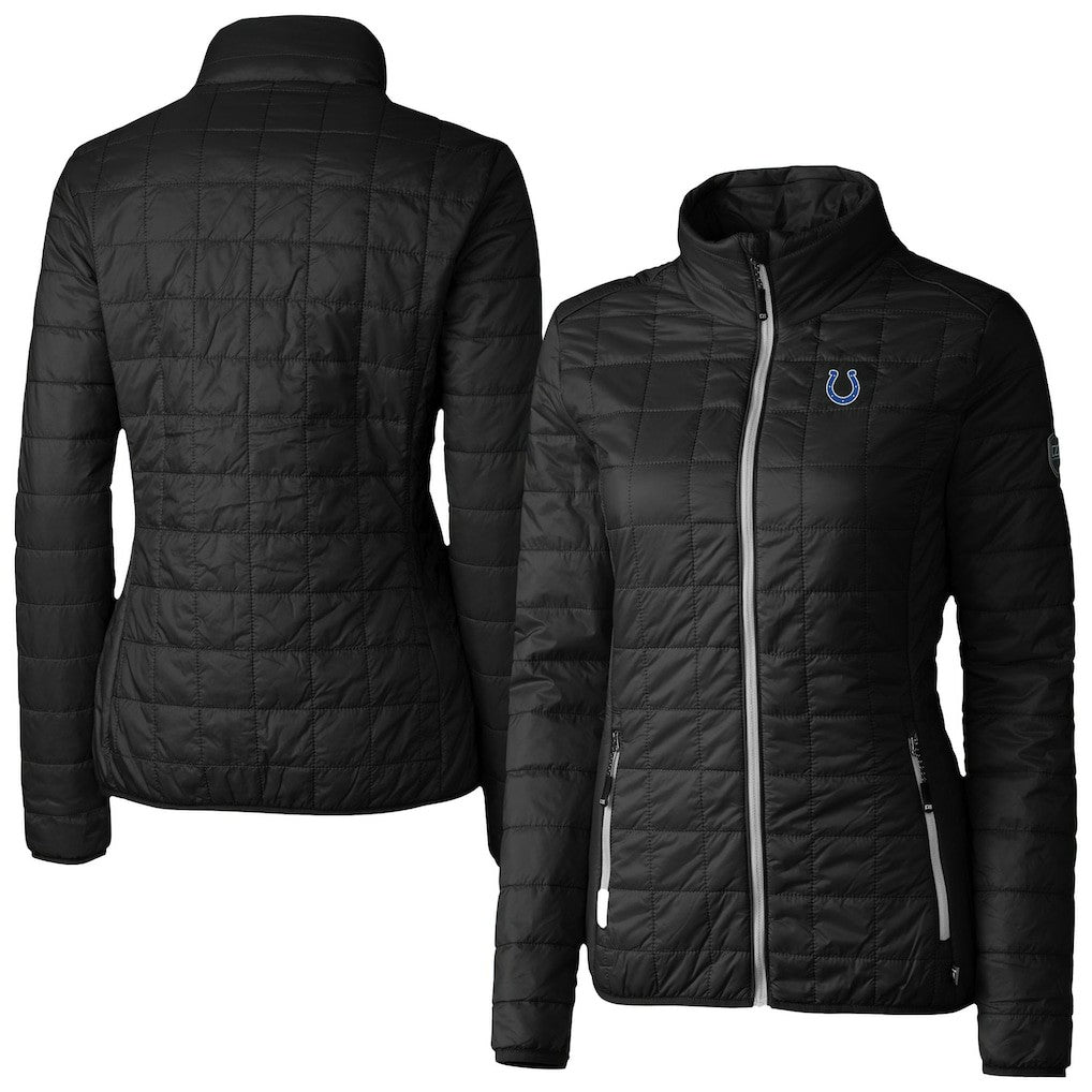 Indianapolis Colts  Cutter & Buck Women's Rainier PrimaLoft Eco Insulated Full-Zip Puffer Jacket
