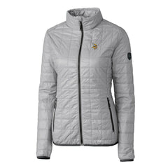 Minnesota Vikings  Cutter & Buck Women's Rainier PrimaLoft Eco Insulated Full-Zip Puffer Jacket