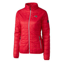 New England Patriots  Cutter & Buck Women's Rainier PrimaLoft Eco Insulated Full-Zip Puffer Jacket