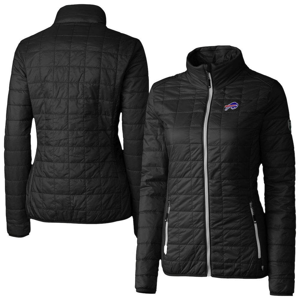 Buffalo Bills  Cutter & Buck Women's Rainier PrimaLoft Eco Insulated Full-Zip Puffer Jacket