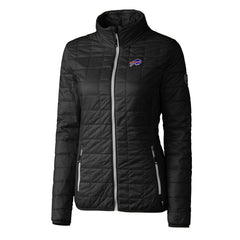 Buffalo Bills  Cutter & Buck Women's Rainier PrimaLoft Eco Insulated Full-Zip Puffer Jacket