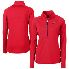Arizona Cardinals  Cutter & Buck Women's Adapt Eco Knit Stretch Recycled Half-Zip Pullover Top