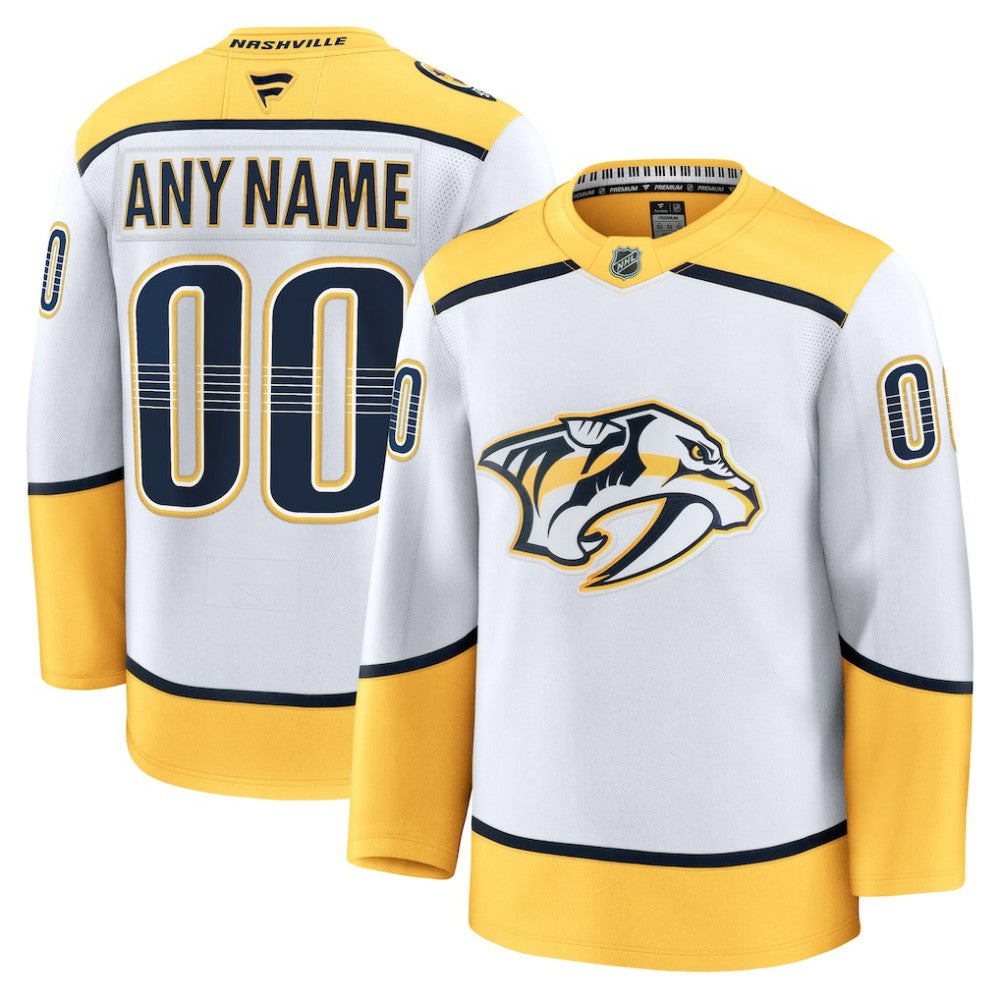 Nashville Predators Fanatics Away Premium Custom Jersey On Sale