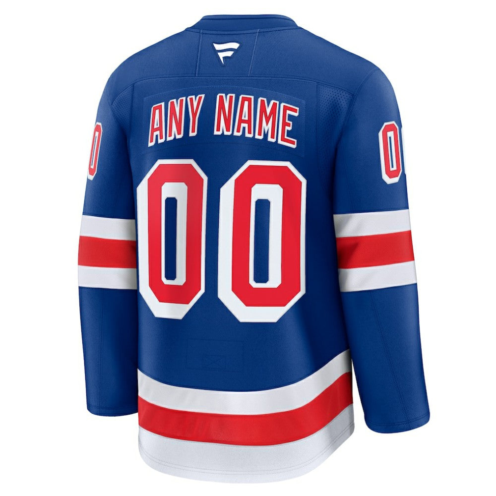 New York Rangers Fanatics Home Premium Custom Jersey Outlet