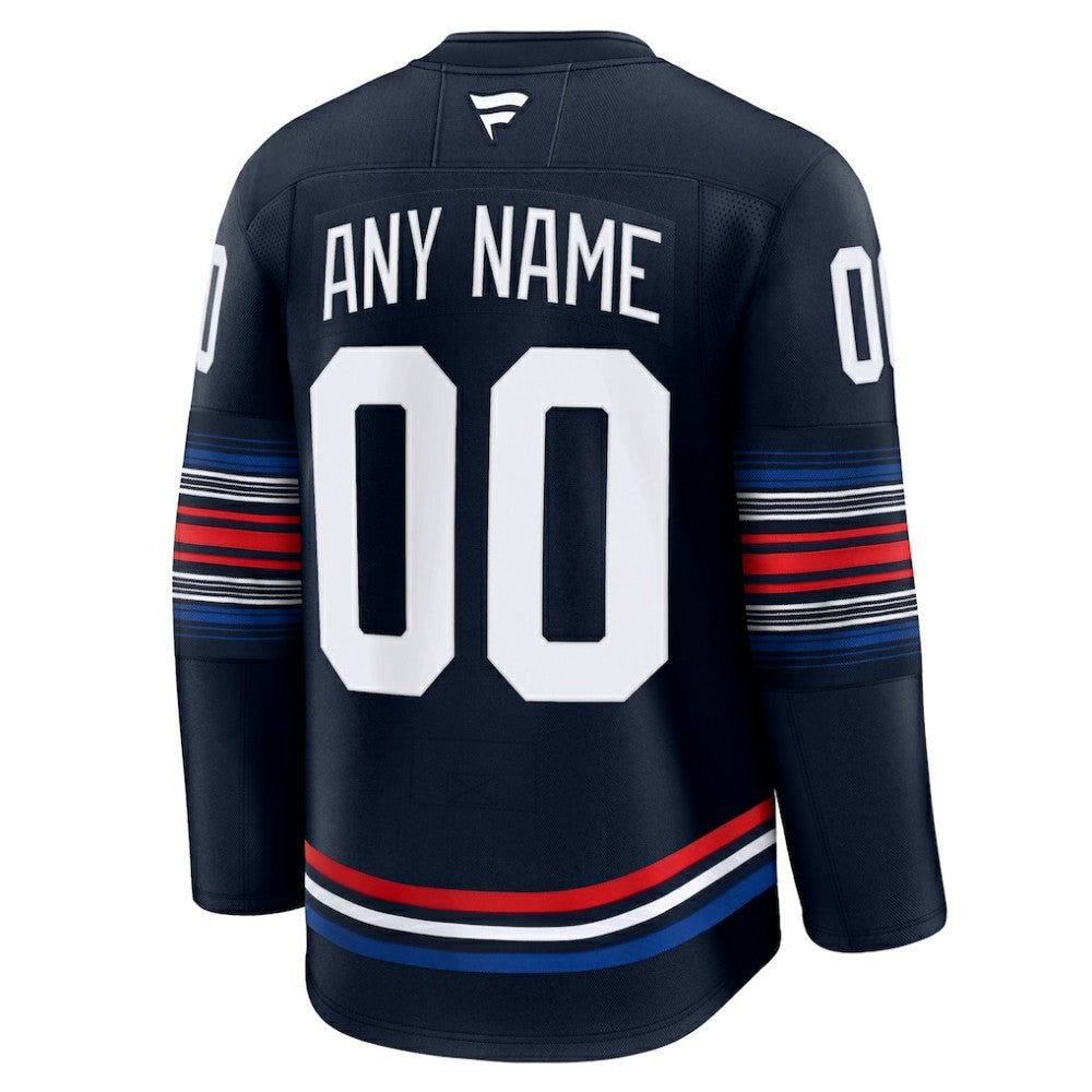 New York Rangers Fanatics Alternate Premium Custom Jersey On Sale