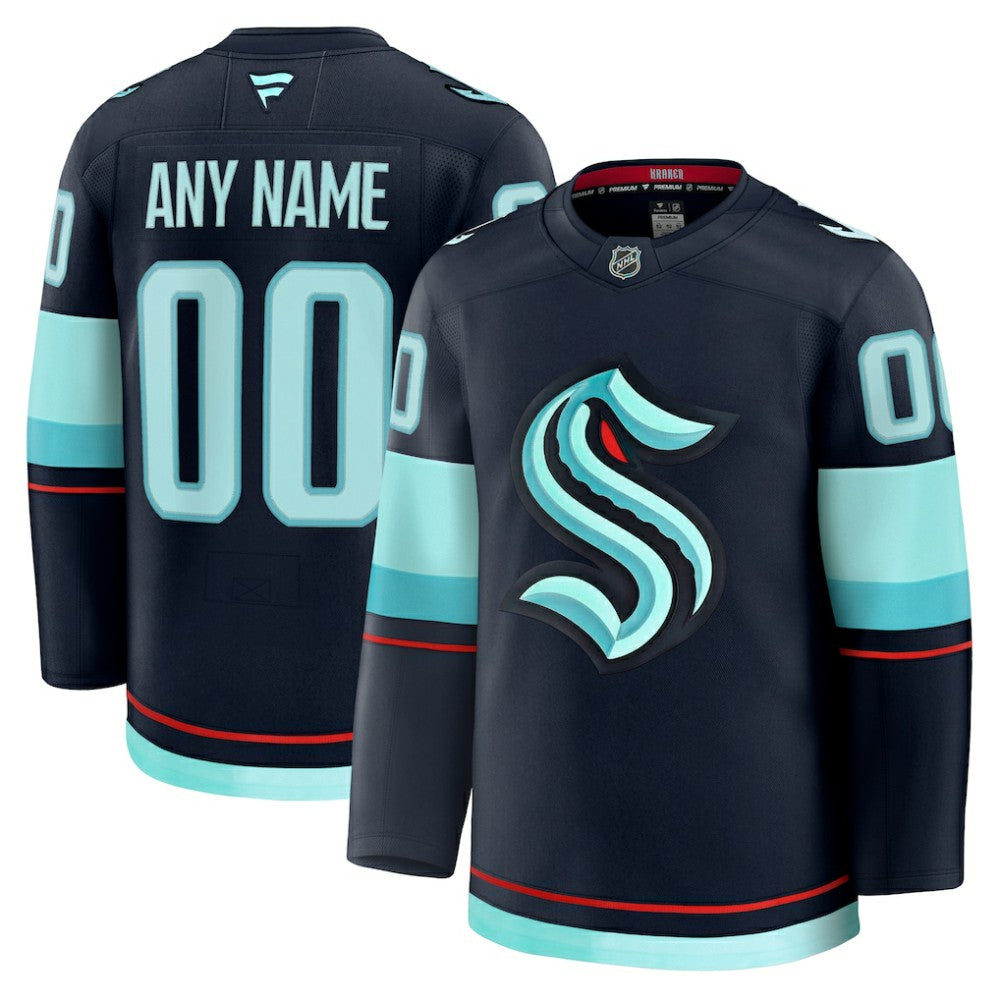 Seattle Kraken Fanatics Home Premium Custom Jersey Online