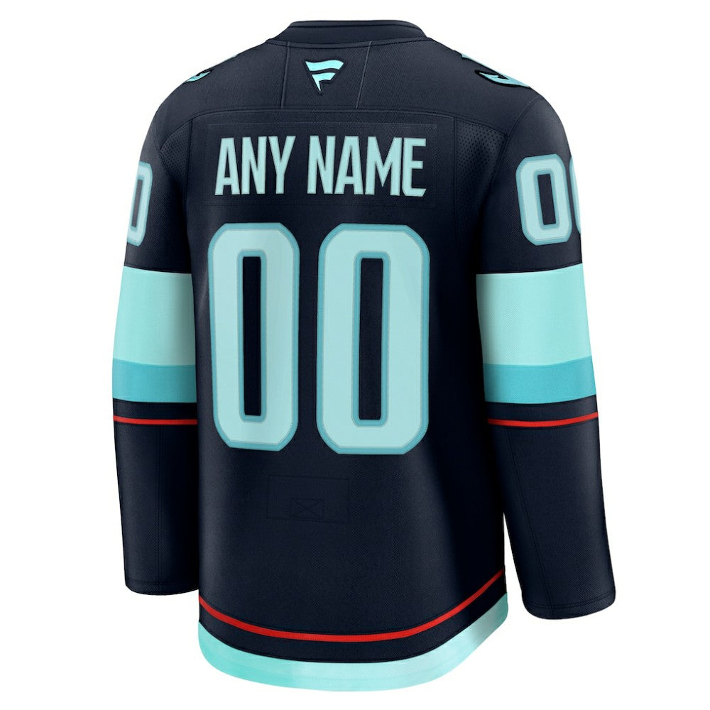 Seattle Kraken Fanatics Home Premium Custom Jersey Online