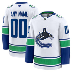 Vancouver Canucks Fanatics Away Premium Custom Jersey Discount