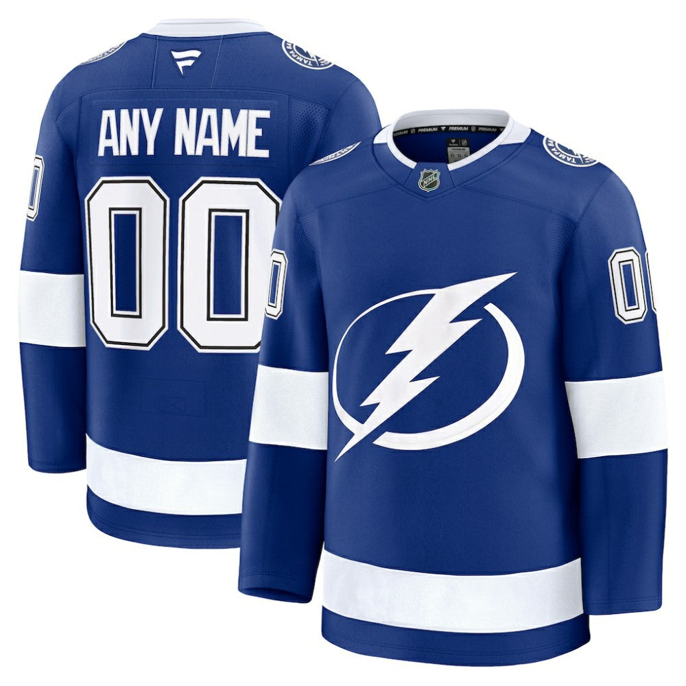 Tampa Bay Lightning Fanatics Home Premium Custom Jersey On Sale