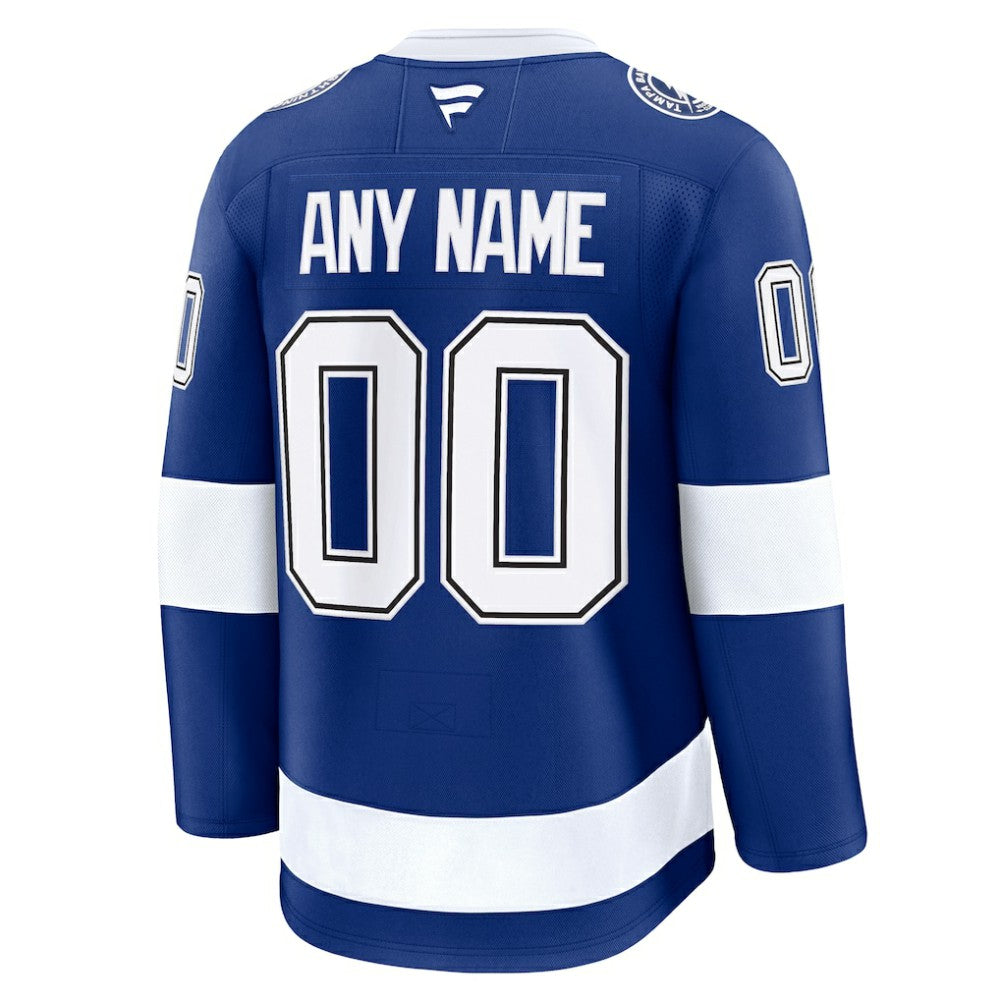 Tampa Bay Lightning Fanatics Home Premium Custom Jersey On Sale