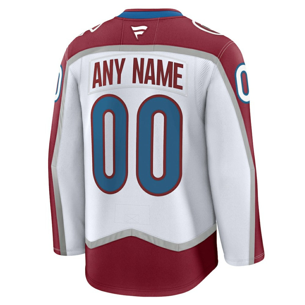 Colorado Avalanche Fanatics Away Premium Custom Jersey On Sale