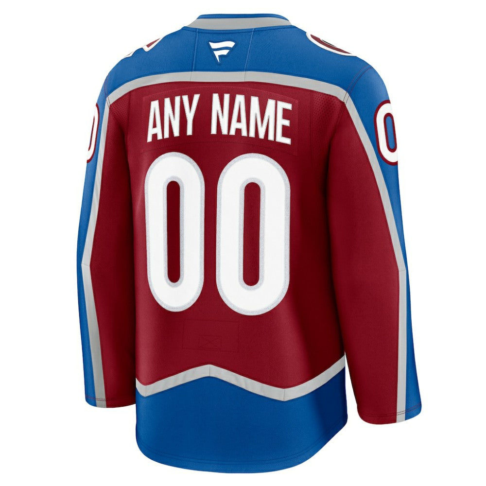Colorado Avalanche Fanatics Home Premium Custom Jersey Sale