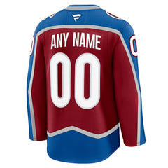 Colorado Avalanche Fanatics Home Premium Custom Jersey Sale