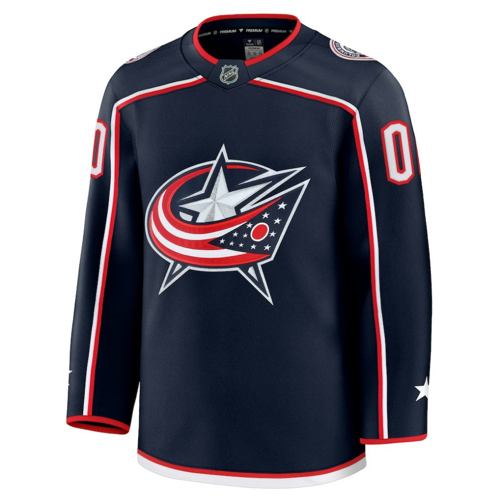Columbus Blue Jackets Fanatics Home Premium Custom Jersey Discount
