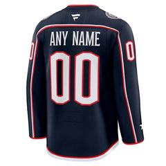 Columbus Blue Jackets Fanatics Home Premium Custom Jersey Discount