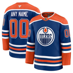 Edmonton Oilers Fanatics Home Premium Custom Jersey For Sale