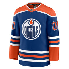 Edmonton Oilers Fanatics Home Premium Custom Jersey For Sale