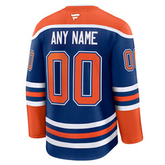 Edmonton Oilers Fanatics Home Premium Custom Jersey For Sale