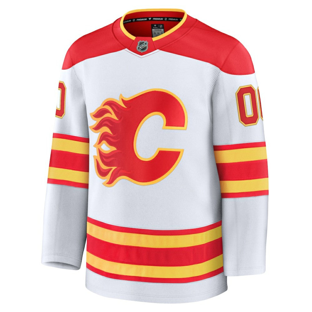 Calgary Flames Fanatics Away Premium Custom Jersey For Sale