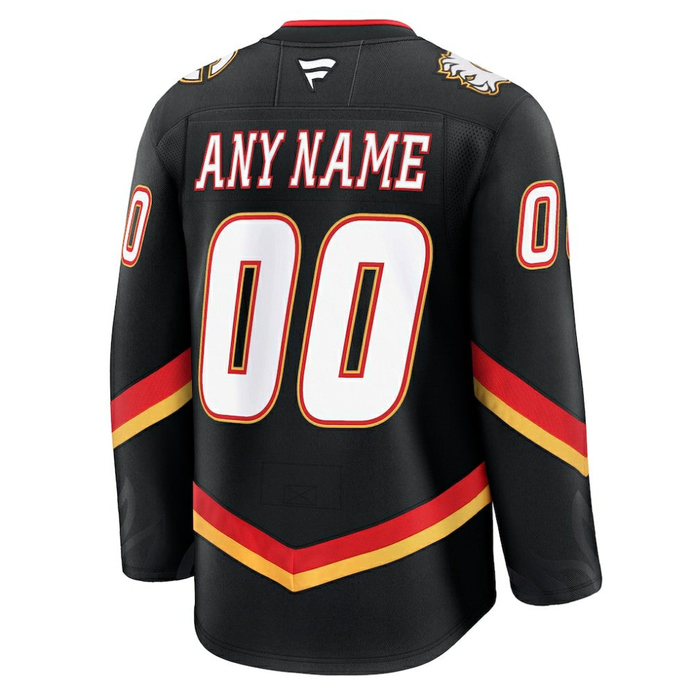 Calgary Flames Fanatics Alternate Premium Custom Jersey Sale