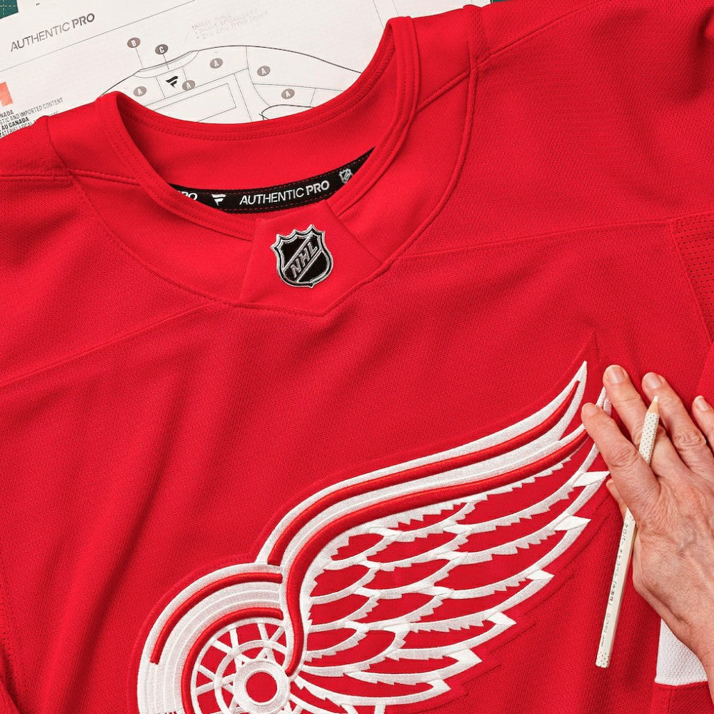 Detroit Red Wings Fanatics Home Authentic Pro Custom Jersey Sale