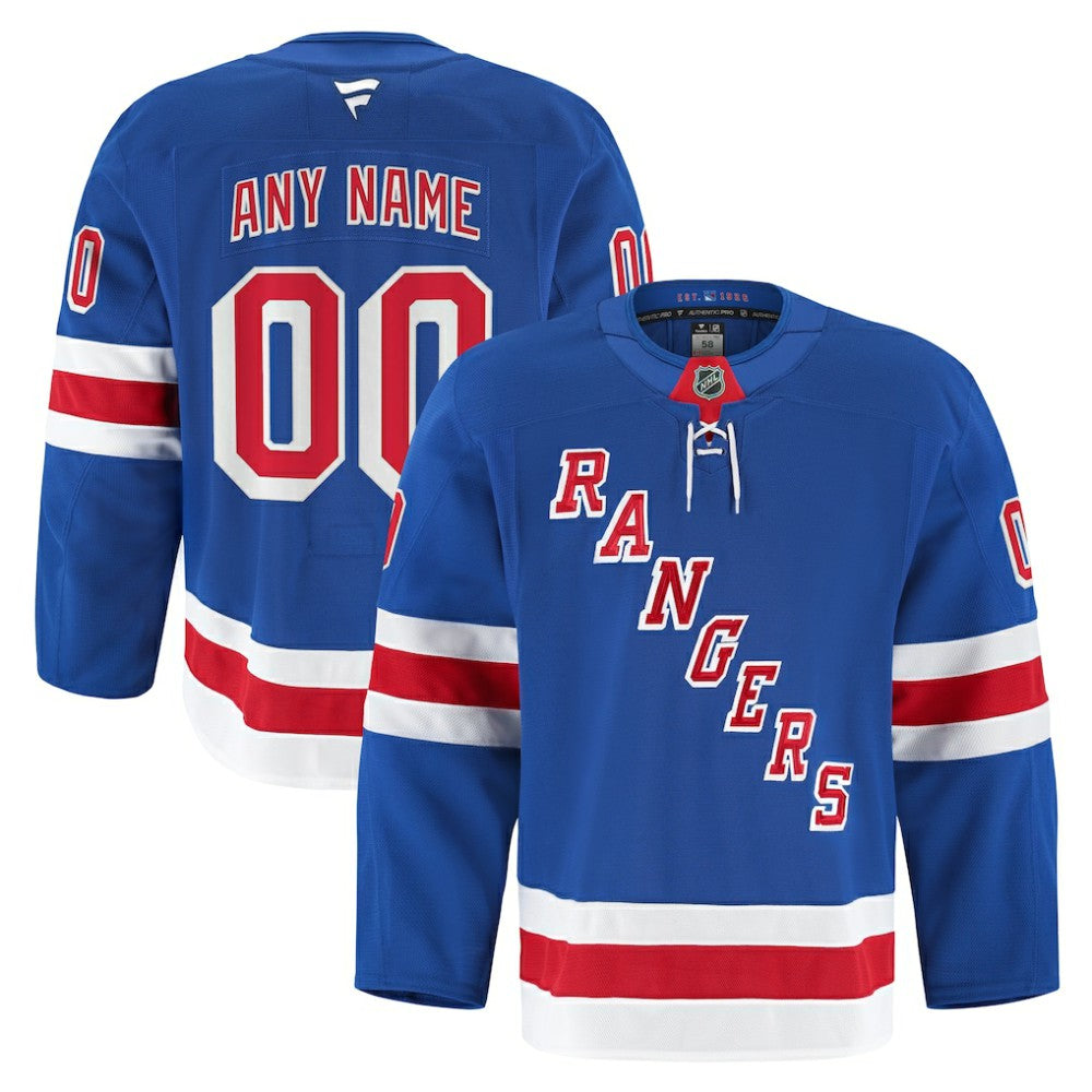 New York Rangers Fanatics Home Authentic Pro Custom Jersey Online