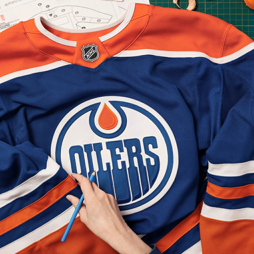 Edmonton Oilers Fanatics Home Authentic Pro Custom Jersey Sale