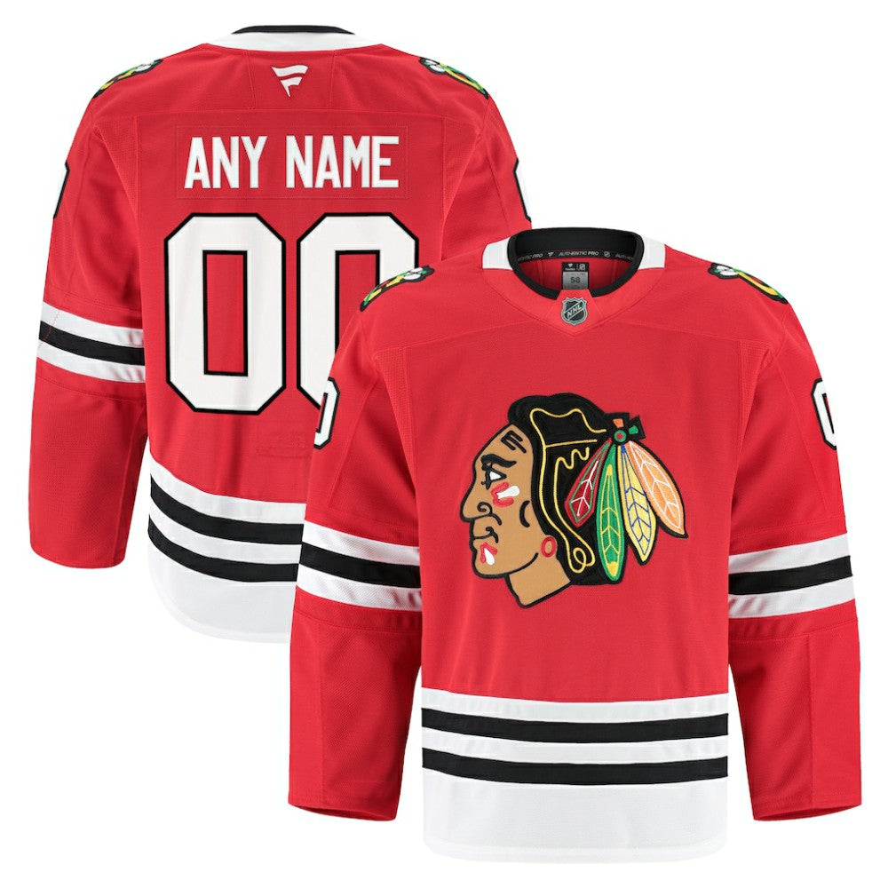 Chicago Blackhawks Fanatics Home Authentic Pro Custom Jersey Outlet
