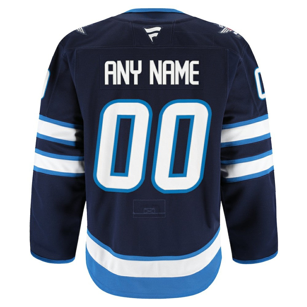 Winnipeg Jets Fanatics Home Authentic Pro Custom Jersey Sale