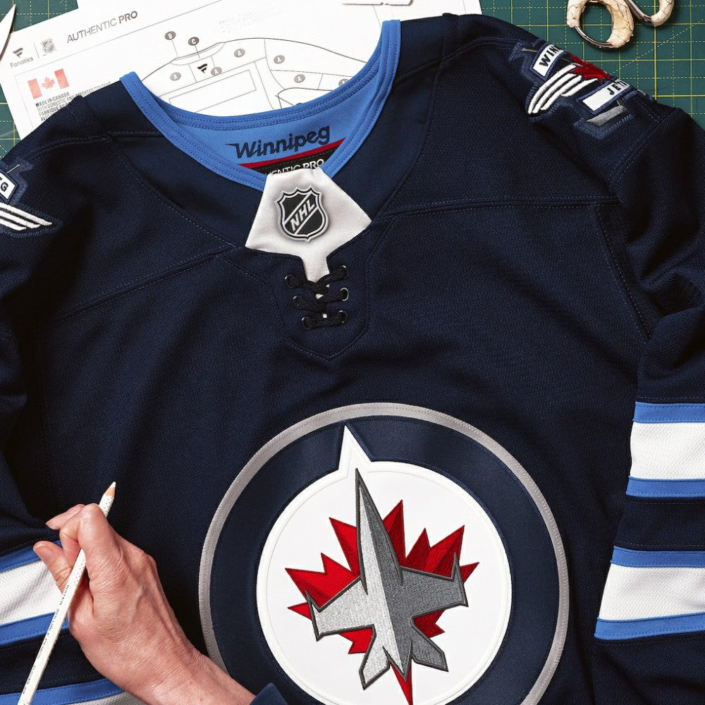 Winnipeg Jets Fanatics Home Authentic Pro Custom Jersey Sale