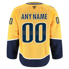 Nashville Predators Fanatics Home Authentic Pro Custom Jersey Discount