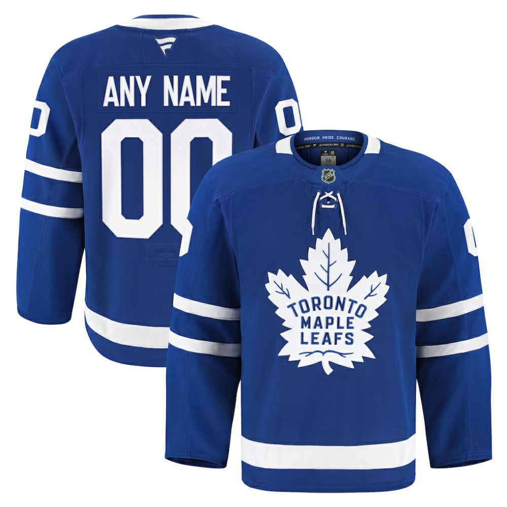 Toronto Maple Leafs Fanatics Home Authentic Pro Custom Jersey Outlet