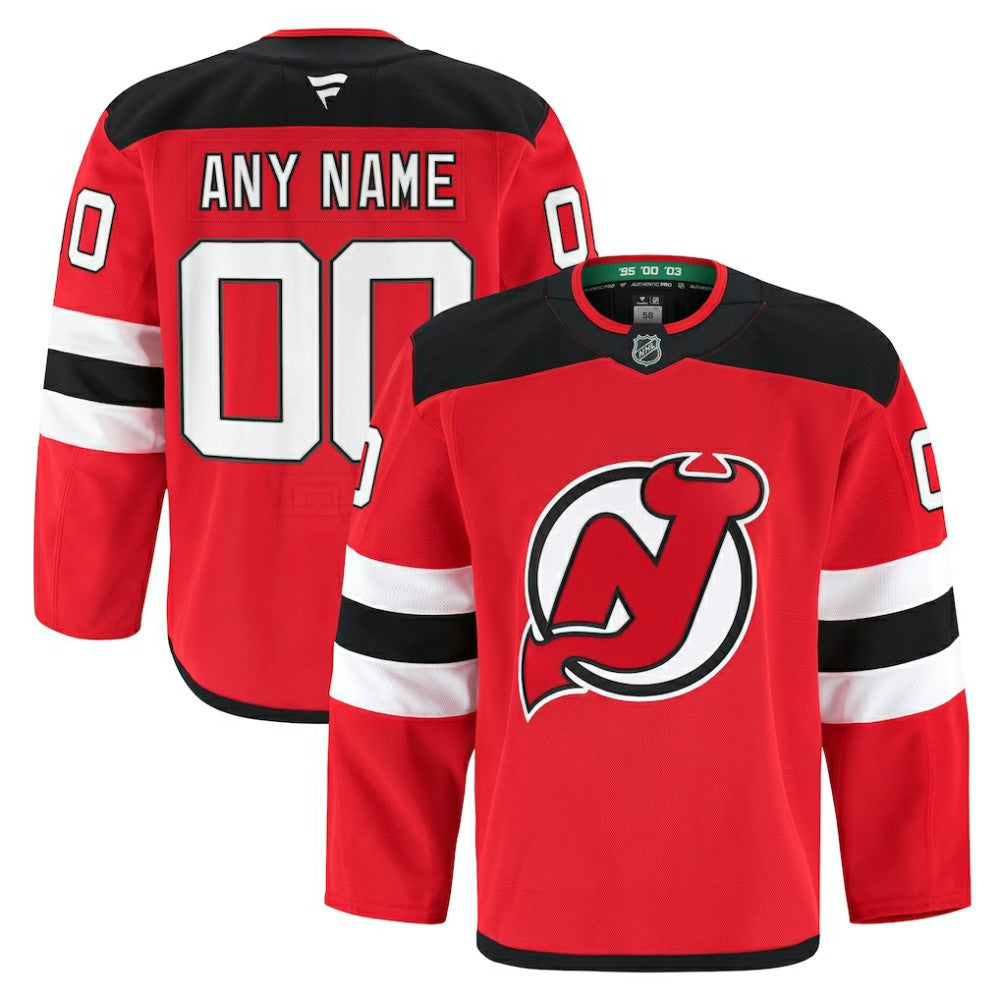 New Jersey Devils Fanatics Home Authentic Pro Custom Jersey Outlet