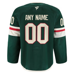 Minnesota Wild Fanatics Home Authentic Pro Custom Jersey Outlet