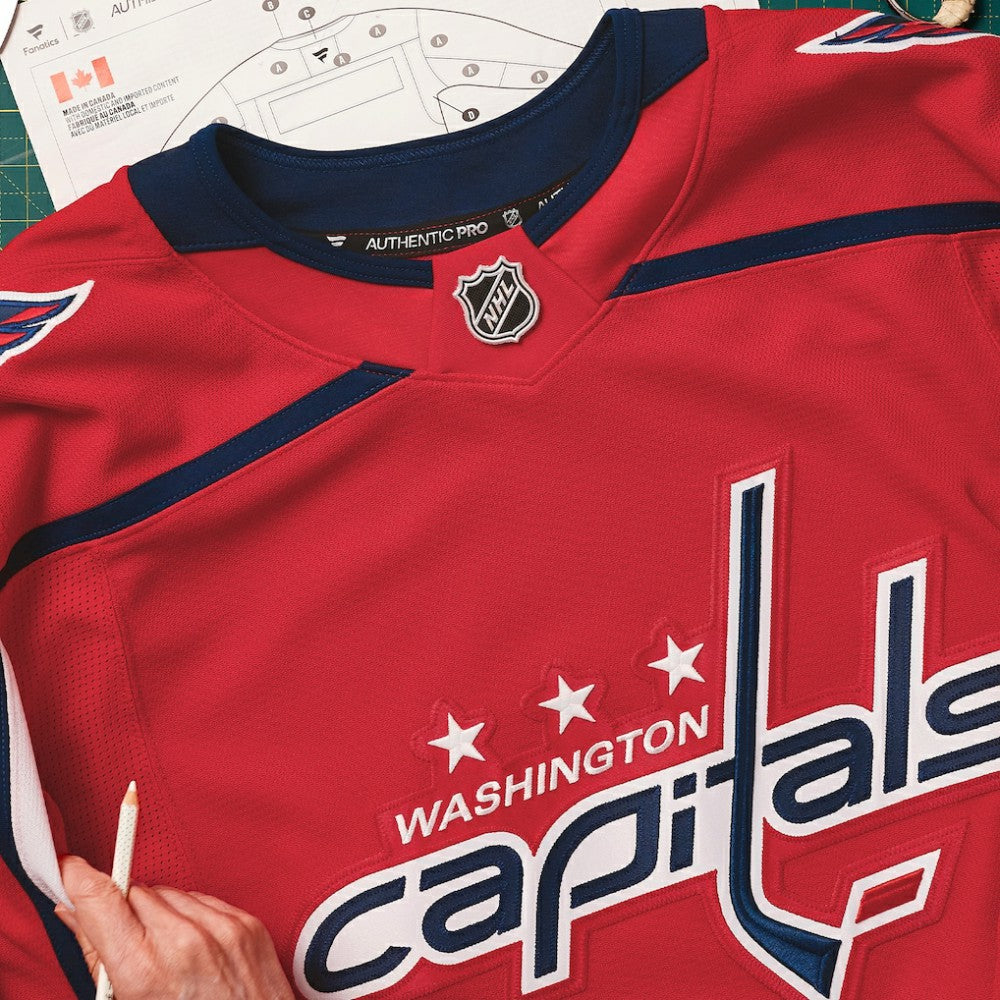 Washington Capitals Fanatics Home Authentic Pro Custom Jersey For Sale